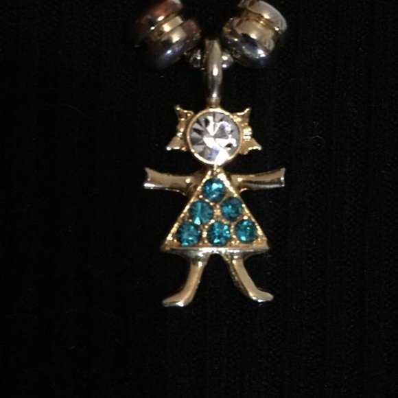 K.I.S. USA Birthstone Charm May/Emerald Necklace 28" long - Picture 8 of 8